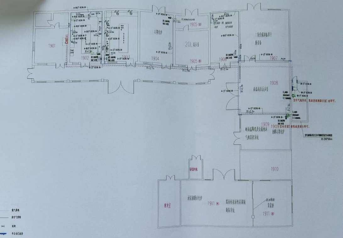 氣路平面設(shè)計(jì)圖