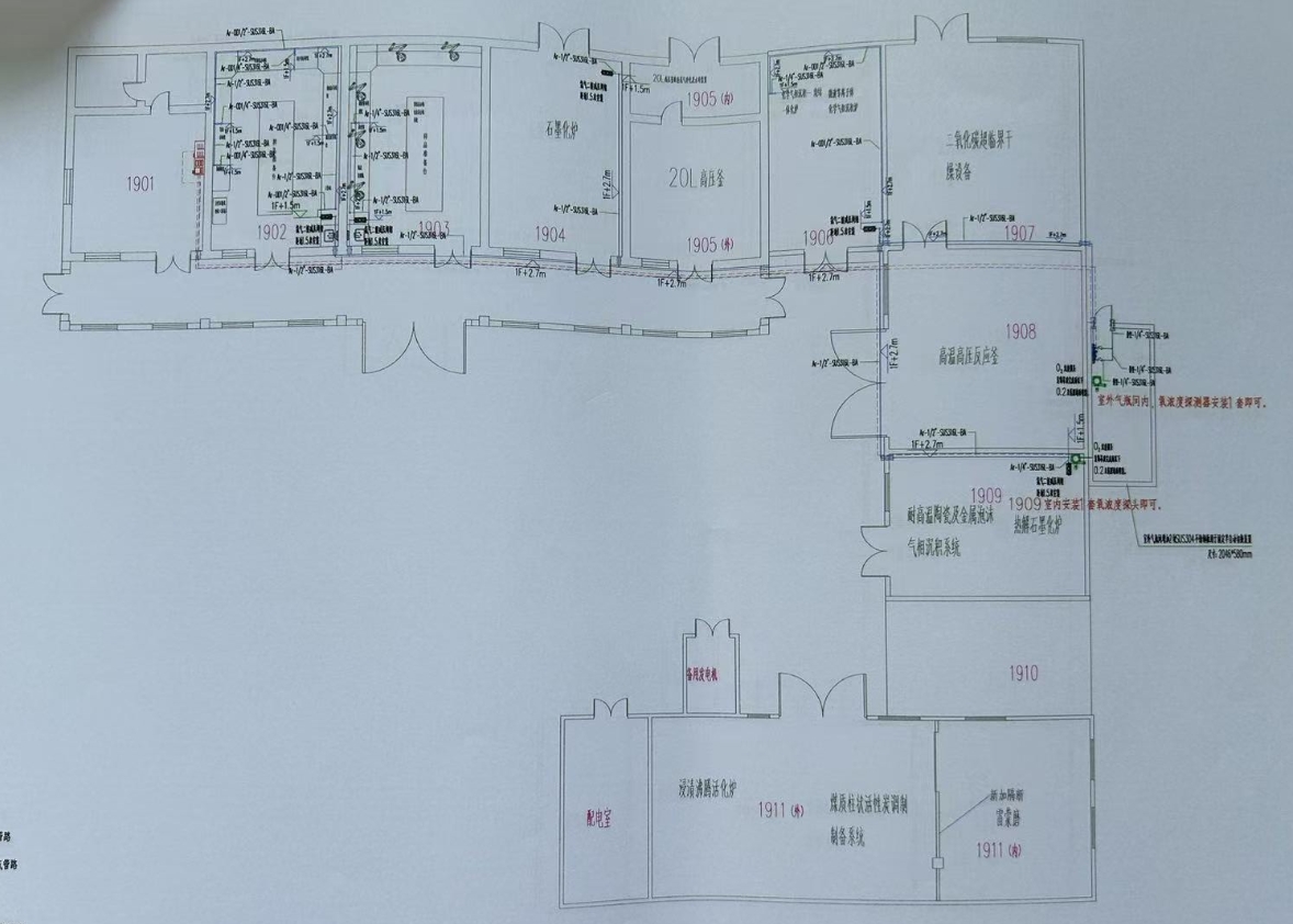 氣路設(shè)計(jì)平面圖